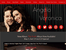 Tablet Screenshot of angeloandveronica.com